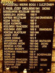 SMOLIŃSKI Joseph Tomislav - Commemorative plaque, parish cemetery, Kaczory, source: www.facebook.com, own collection; CLICK TO ZOOM AND DISPLAY INFO