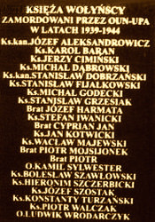 GRZESIAK Stanislav - Commemorative plaque, parish church, Kałków-Godów, source: www.stowarzyszenieuozun.wroclaw.pl, own collection; CLICK TO ZOOM AND DISPLAY INFO