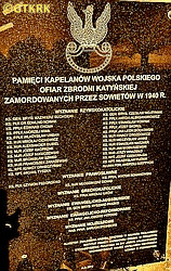 MIODUSZEWSKI John - Commemorative plaque, Exultation of the Holy Cross monastery, Kalwaria Pacławska, source: ofm.krakow.pl, own collection; CLICK TO ZOOM AND DISPLAY INFO