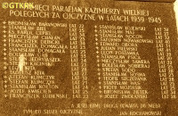 CEPIEL Charles - Commemorative plaque, parish church, Kazimierza Wielka, source: pik.kielce.pl, own collection; CLICK TO ZOOM AND DISPLAY INFO