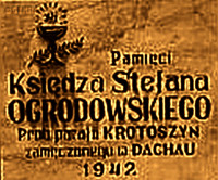 OGRODOWSKI Steven - Cenotaph?, parish cemetery, Kępno, source: www.wtg-gniazdo.org, own collection; CLICK TO ZOOM AND DISPLAY INFO