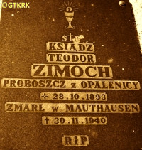 ZIMOCH Theodore - Cenotaph?, parish cemetery, Kępno; source: thanks to Ms Andrew Maliński's kindness (private correspondence, 27.06.2020) (kepnosocjum.pl), own collection; CLICK TO ZOOM AND DISPLAY INFO
