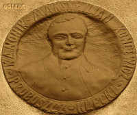 KONCEWICZ Maximilian - Commemorative plaque, parish church, Kłecko, source: www.wtg-gniazdo.org, own collection; CLICK TO ZOOM AND DISPLAY INFO
