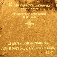 LASKOWSKI Jan Dąbrowa - Tablica nagrobna, cmentarz, Konarzewo, źródło: www.parafiakonarzewo.pl, zasoby własne; KLIKNIJ by POWIĘKSZYĆ i WYŚWIETLIĆ INFO