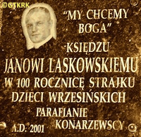 LASKOWSKI Jan Dąbrowa - Tablica, pamiątkowy głaz, Konarzewo, źródło: dopiewo.pl, zasoby własne; KLIKNIJ by POWIĘKSZYĆ i WYŚWIETLIĆ INFO