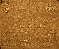 LUDWICZAK Anthony John - Commemorative plaque, St Peter and St Paul church, Kostrzyń, source: www.parafia-kostrzyn.pl, own collection; CLICK TO ZOOM AND DISPLAY INFO