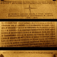 SALAMUCHA John - Commemorative plaque, Marian basilica, Cracow; source: thanks to Ms Barbara Wójtowicz, own collection; CLICK TO ZOOM AND DISPLAY INFO