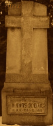 DROBIG Thomas - Tomb, Assumption of the Blessed Virgin Mary church, Krapkowice; source: „Opole Silesia clergy martyrology during II World War”, Fr Andrew Hanich, Opole, 2009, own collection; CLICK TO ZOOM AND DISPLAY INFO