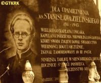 ZIELIŃSKI Stanislav - Commemorative stone, Kraśnik, source: krasnik.naszemiasto.pl, own collection; CLICK TO ZOOM AND DISPLAY INFO