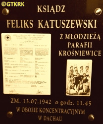 KATUSZEWSKI Feliks - Tablica pamiątkowa, kościół parafialny, Krośniewice, źródło: www.ekrosniewice.pl, zasoby własne; KLIKNIJ by POWIĘKSZYĆ i WYŚWIETLIĆ INFO