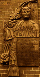 WĘCŁAWSKI Ignatius - Commemorative plaque, parish church, Krzycko Małe, source: www.parafiakrzycko.pl, own collection; CLICK TO ZOOM AND DISPLAY INFO