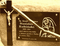 KUBIŃSKI Stanislav - Cenotaph, parish cemetery, Kwieciszewo, source: palukitv.pl, own collection; CLICK TO ZOOM AND DISPLAY INFO