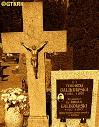 GALIKOWSKI Roman John - Cenotaph, parish cemetery, Legbąd; source: thanks to Ms Theodosia Pruszak s kindness (private correspondence, 11.07.2023), own collection; CLICK TO ZOOM AND DISPLAY INFO