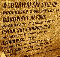 CYBULSKI Francis - Tombstone inscription Lida-Słobódka, source: polska360.org, own collection; CLICK TO ZOOM AND DISPLAY INFO