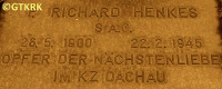 HENKES Richard - Tombstone, Fr Fr Pallotines’ cemetery, Limburg an der Lahn, source: commons.wikimedia.org, own collection; CLICK TO ZOOM AND DISPLAY INFO