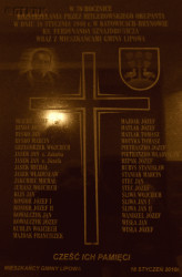 SZNAJDROWICZ Ferdinand - Commemorative plaque, Exaltation of the Holy Cross church, Katowice-Brynów, source: www.lipowa.pl, own collection; CLICK TO ZOOM AND DISPLAY INFO