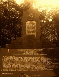 SZAŁKOWSKI Vaclav - Monument to the murdered in 1939, Łobżenica, source: cgw.poznan.uw.gov.pl, own collection; CLICK TO ZOOM AND DISPLAY INFO