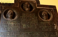 KACZYŃSKI Dominic - Commemorative plaque, Our Lady of the Victory church, Łódź, source: www.miejscapamiecinarodowej.pl, own collection; CLICK TO ZOOM AND DISPLAY INFO