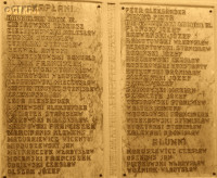 ŁUNIEWSKI Alexander - Commemorative plaque for priests and seminarians from Łomża diocese who perished in 1939-45, cathedral, Łomża-45, cathedral, Łomża, source: own collection; CLICK TO ZOOM AND DISPLAY INFO