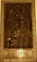 ŁUKOMSKI Stanislav Kostka Andrew - Commemorative plaque - epitaph, cathedral, Łomża, source: historialomzy.pl, own collection; CLICK TO ZOOM AND DISPLAY INFO