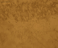 COFTA Ceslav - Commemorative plaque, church, Lubasz, source: www.wtg-gniazdo.org, own collection; CLICK TO ZOOM AND DISPLAY INFO