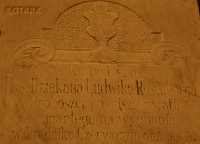 ROSENBERG Louis - Commemorative plaque, parish church, Lubasz, source: www.wtg-gniazdo.org, own collection; CLICK TO ZOOM AND DISPLAY INFO