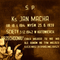 MACHA Jan Franciszek - Cenotaf, Chorzów, cmentarz, źródło: jankowice.rybnik.pl, zasoby własne; KLIKNIJ by POWIĘKSZYĆ i WYŚWIETLIĆ INFO