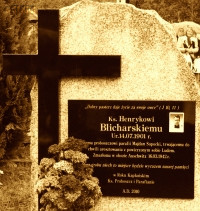 BLICHARSKI Henry - Cenotaph, parish cemetery, Majdan Sopocki, source: www.majdan-sopocki.parafia.info.pl, own collection; CLICK TO ZOOM AND DISPLAY INFO