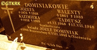 DOMINIAK Joseph - Cenotaph, parish cemetary, Marzenin, source: mogily.pl, own collection; CLICK TO ZOOM AND DISPLAY INFO