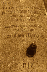 NOWACZKIEWICZ Joseph - Tombstone, parish cemetery, Mielżyn, source: www.wtg-gniazdo.org, own collection; CLICK TO ZOOM AND DISPLAY INFO