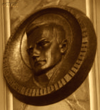 ISZCZAK Andrew - Bronze medallion, St Archangel Michael church, Mikołajów, source: www.mykolaiv.lviv.ua, own collection; CLICK TO ZOOM AND DISPLAY INFO