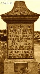 LENART Jan - Cenotaf (z pochowanymi prochami), cmentarz parafialny, Modliborzyce, źródło: www.modliborzyce.pl, zasoby własne; KLIKNIJ by POWIĘKSZYĆ i WYŚWIETLIĆ INFO