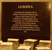 PĘDZICH Boleslav - Commemorative plaque, monument, execution site, 7 December str., Nowe Miasto Lubawskie, source: miejscapamiecinml.blogspot.com, own collection; CLICK TO ZOOM AND DISPLAY INFO