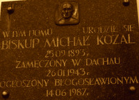 KOZAL Michael - Commemorative plaque, family house, Nowy Folwark, source: www.eszkola-wielkopolska.pl, own collection; CLICK TO ZOOM AND DISPLAY INFO