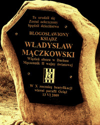 MĄCZKOWSKI Władysław - Tablica pamiątkowa, kościół parafialny, Ociąż, źródło: www.parafiaociaz.pl, zasoby własne; KLIKNIJ by POWIĘKSZYĆ i WYŚWIETLIĆ INFO