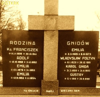 GNIDA Franciszek - Tablica nagrobna, cenotaf?, cmentarz, Orłowa, Czechy, źródło: billiongraves.com, zasoby własne; KLIKNIJ by POWIĘKSZYĆ i WYŚWIETLIĆ INFO
