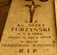 TUSZYŃSKI Joseph - Tomb, parish cemetery, Ostromecko, source: nieobecni.com.pl, own collection; CLICK TO ZOOM AND DISPLAY INFO