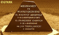 GABRYCH Francis Xavier - Monument, Pawłowo, source: www.wsks.pl, own collection; CLICK TO ZOOM AND DISPLAY INFO