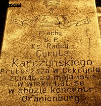 KARCZYŃSKI Cyril Methodius - Cenotaph/grave, parish cemetery, Pelplin, source: own collection; CLICK TO ZOOM AND DISPLAY INFO