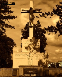 RÓŻYŃSKI Francis - Monument to the priests-martyrs 1939—45, parish cemetery, Pelplin, source: own collection; CLICK TO ZOOM AND DISPLAY INFO