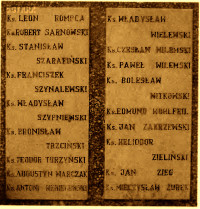 WARCZAK Augustine - Commemorative plaque, grave no 3, Piaśnica, source: biblioteka.wejherowo.pl, own collection; CLICK TO ZOOM AND DISPLAY INFO