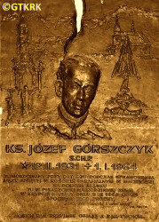 GÓRSZCZYK Joseph (Fr Josefa) - Commemorative plaque, parish church, Pisarzowa, source: rzeszow.pijarzy.pl, own collection; CLICK TO ZOOM AND DISPLAY INFO