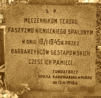DUBLEWSKI Thaddeus - Grave plague, parish cemetery, Kobylińskiego str., Płock, source: groby.radaopwim.gov.pl, own collection; CLICK TO ZOOM AND DISPLAY INFO