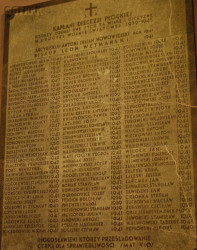 TUROWSKI Vladislav - Commemorative plaque, cathedral basilica, Płock, source: own collection; CLICK TO ZOOM AND DISPLAY INFO
