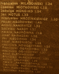OGANOWSKI Francis - Commemorative plaque, extermination camp, Ponary, source: www.archiwumwilenskie.lt, own collection; CLICK TO ZOOM AND DISPLAY INFO