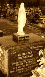 NOWOSAD Blase - Tomb, parish cemetery, Potok Górny, source: plus.google.com, own collection; CLICK TO ZOOM AND DISPLAY INFO