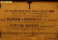 DRYGAS Steven - Commemorative plaque, St Archangel Michael, Poznań, source: own collection; CLICK TO ZOOM AND DISPLAY INFO
