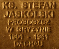 JASKÓLSKI Steven - Commemorative plaque, Underground Resistance State monument, Poznań, source: own collection; CLICK TO ZOOM AND DISPLAY INFO