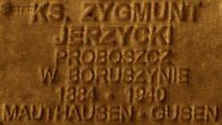 JERZYCKI Sigismund Valentine - Commemorative plaque, Underground Resistance State monument, Poznań, source: own collection; CLICK TO ZOOM AND DISPLAY INFO