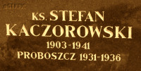 KACZOROWSKI Stefan - Nagrobek (centofaf?), cmentarz, Poznań-Piątkowo, źródło: www.wtg-gniazdo.org, zasoby własne; KLIKNIJ by POWIĘKSZYĆ i WYŚWIETLIĆ INFO